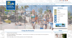 Desktop Screenshot of campdudomaine.com